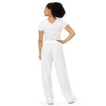 All-over print unisex wide-leg pants - Image 3