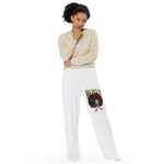 All-over print unisex wide-leg pants