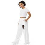 All-over print unisex wide-leg pants - Image 2